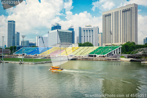 Image of soccer field at Marina Bay Sands Singapore