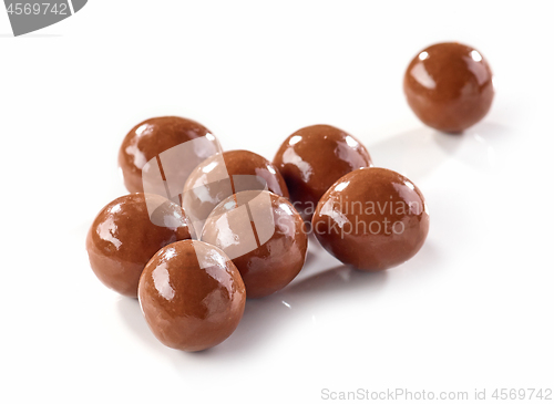 Image of brown chocolate balls