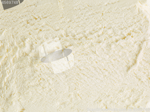 Image of vanilla ice cream texture
