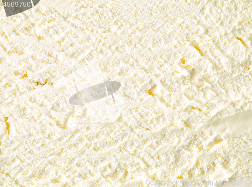 Image of vanilla ice cream texture