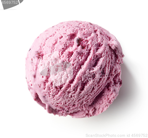 Image of pink ice cream scoop