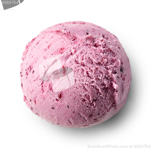 Image of pink ice cream scoop