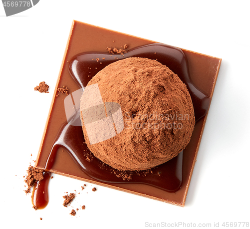 Image of chocolate truffle decor