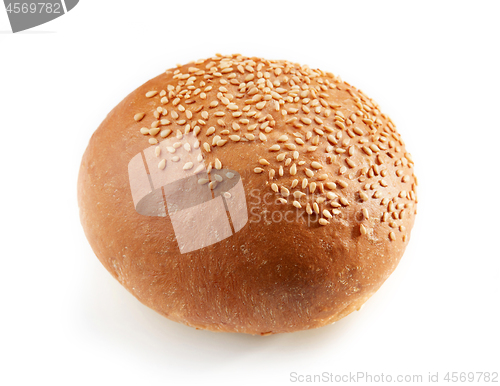 Image of bread bun with sesame seeds