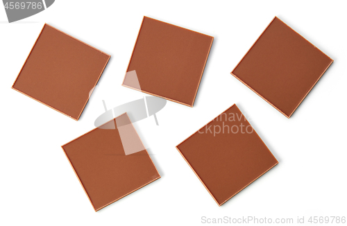 Image of thin chocolate squares