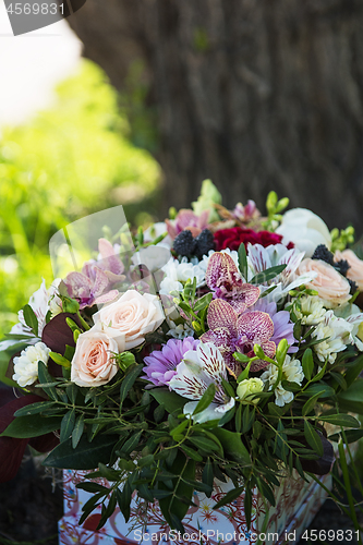 Image of bouquet of different flowers