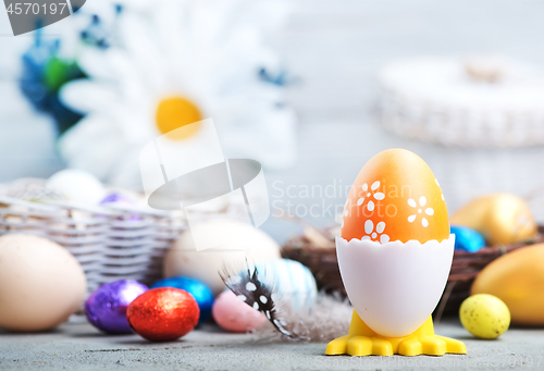 Image of easter eggs