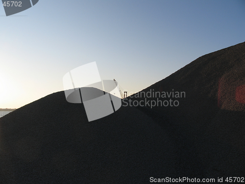 Image of Crane and coal