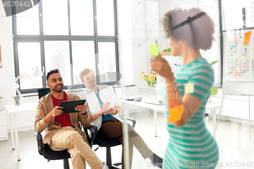 Image of creative team at office presentation