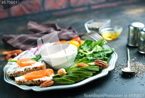 Image of dinner on plate