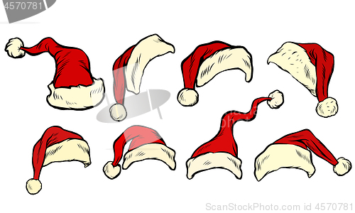 Image of Santa hat collection set