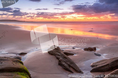 Image of Summer sunrise at the beach