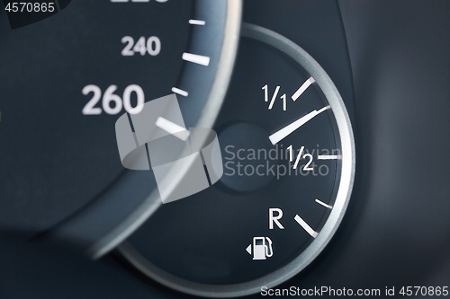 Image of Fuel Gauge Going Down
