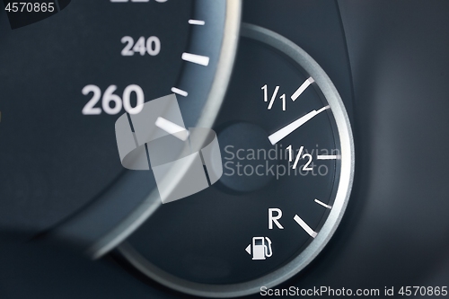 Image of Fuel Gauge Going Down