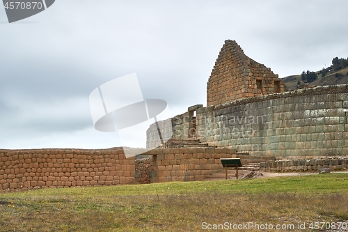 Image of Ingapirca archeological ruins in Ecuador