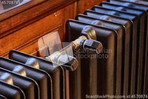 Image of Radiators in an old building