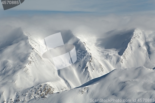 Image of Mountains covered with snow