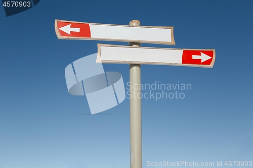 Image of Direction signs two ways