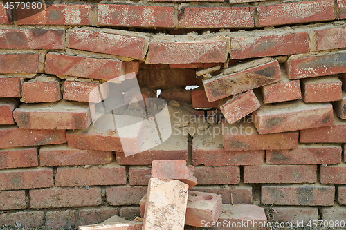 Image of Hole in the brick wall