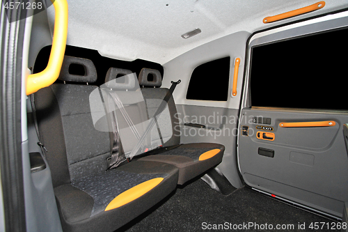 Image of Black Cab Interior