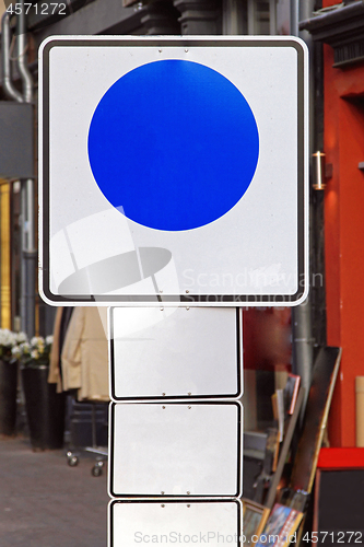 Image of Empty Info Sign
