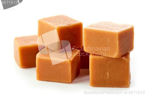 Image of stack of caramel candies