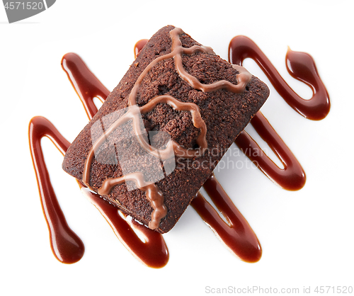 Image of chocolate brownie cake