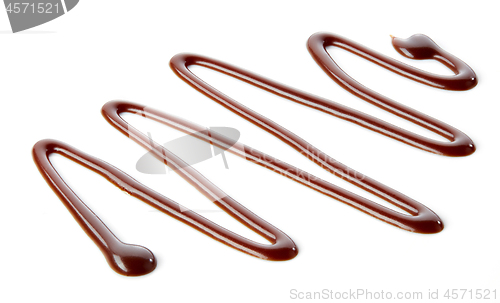 Image of melted chocolate sauce