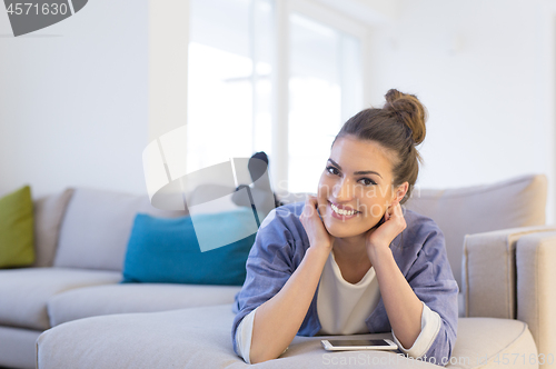 Image of woman using mobile phone