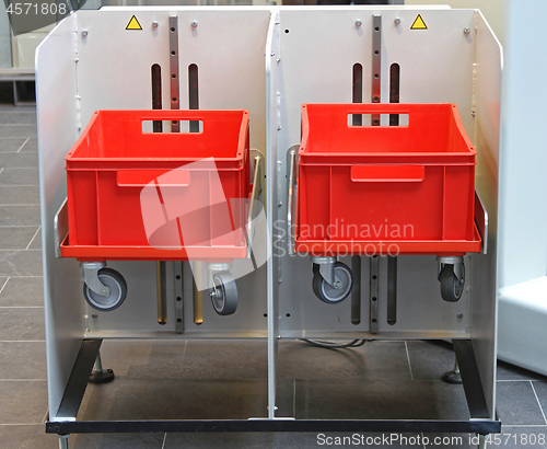 Image of Two Plastic Crates