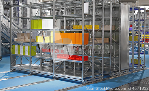 Image of Movable Shelving System