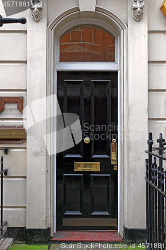 Image of Narrow Black Door