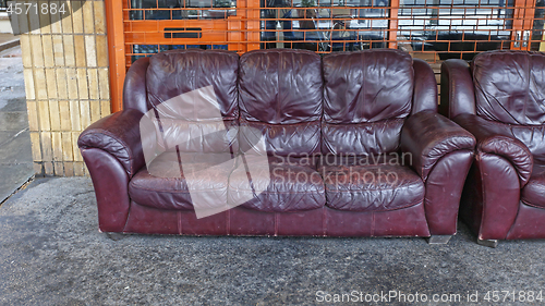 Image of Leather Sofa