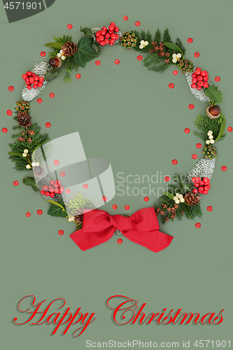 Image of Happy Christmas Wreath