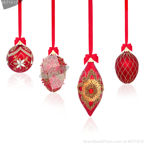 Image of Christmas Tree Bauble Decorations