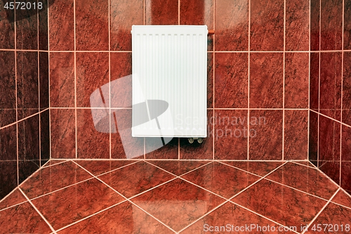 Image of Tiled bathroom floor