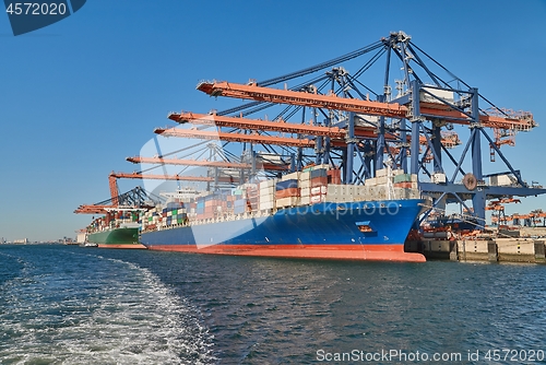 Image of Huge Container Ship