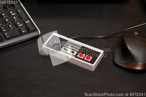 Image of Old gaming console controller