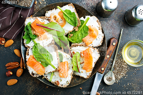 Image of butterbreads with fish