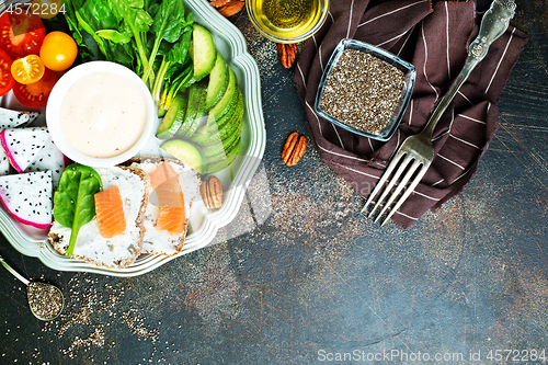 Image of dinner on plate