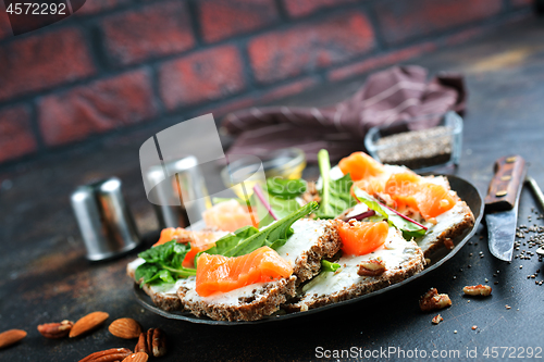 Image of butterbreads with fish