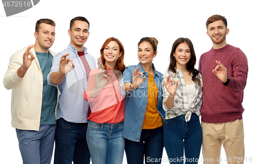 Image of group of smiling friends