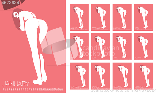 Image of Vector Erotic Calendar