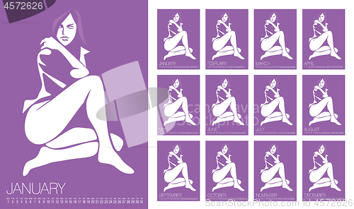 Image of Vector Erotic Calendar