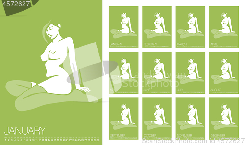 Image of Vector Erotic Calendar