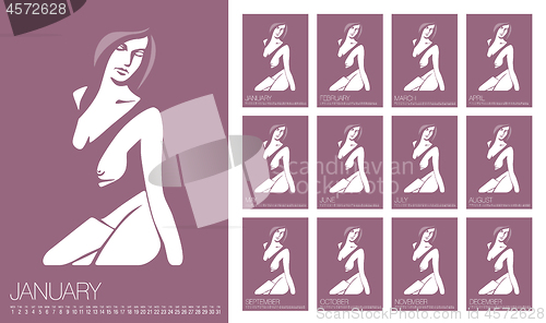 Image of Vector Erotic Calendar