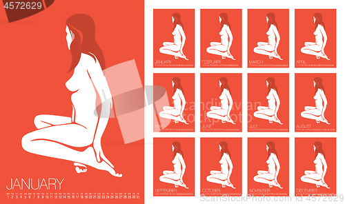 Image of Vector Erotic Calendar