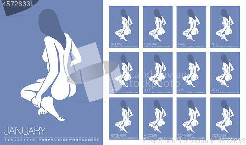 Image of Vector Erotic Calendar