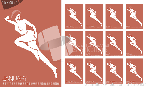 Image of Vector Erotic Calendar