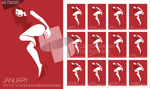 Image of Vector Erotic Calendar